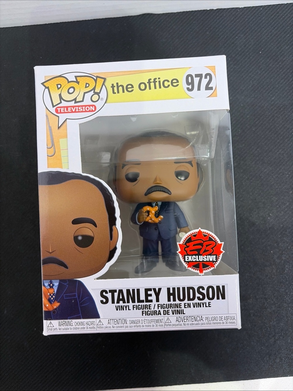 Funko Pop! Television The Office Stanley Hudson #972 EB Games Exclusive Vinyl